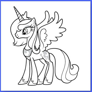 coloring mylittlePony_012