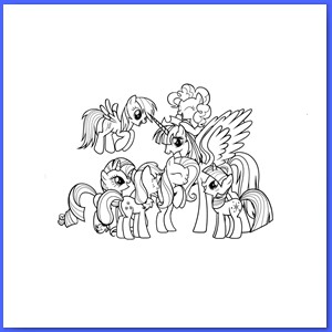 coloring mylittlePony_107