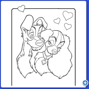 coloring Lilli e il vagabondo_03