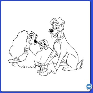 coloring Lilli e il vagabondo_05