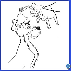 coloring Lilli e il vagabondo_17