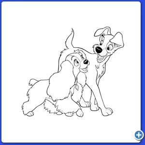 coloring Lilli e il vagabondo_21