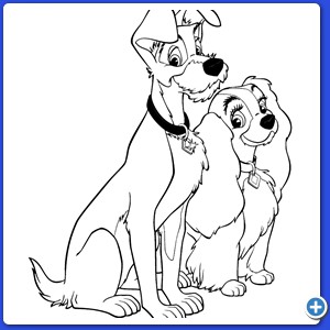 coloring Lilli e il vagabondo_22