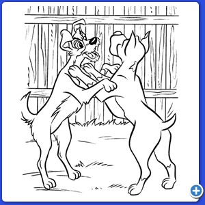 coloring Lilli e il vagabondo_26