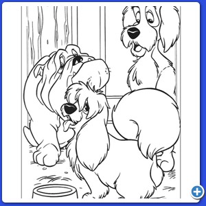coloring Lilli e il vagabondo_28