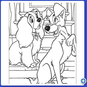 coloring Lilli e il vagabondo_34