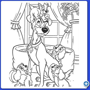 coloring Lilli e il vagabondo_37