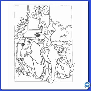coloring Lilli e il vagabondo_39
