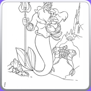 coloring sirenetta_003