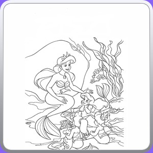 coloring sirenetta_004