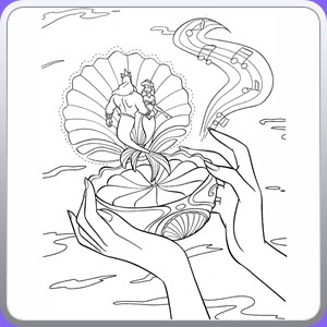 coloring sirenetta_006