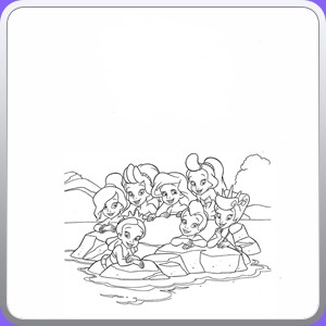 coloring sirenetta_007