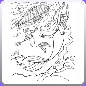 coloring sirenetta_009