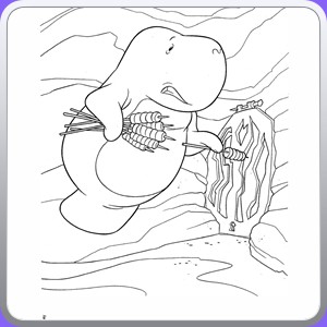 coloring sirenetta_021