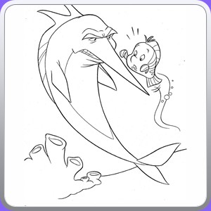 coloring sirenetta_025