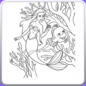 coloring sirenetta_026
