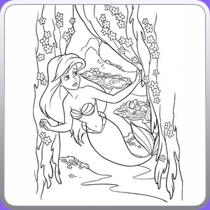 coloring sirenetta_055