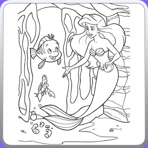coloring sirenetta_058
