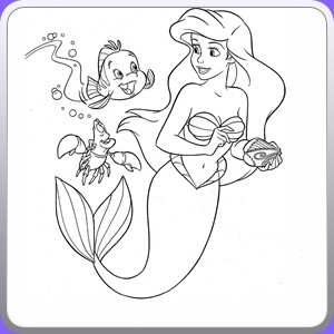 coloring sirenetta_078