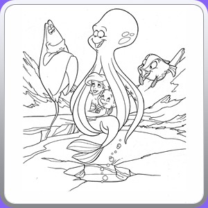 coloring sirenetta_085