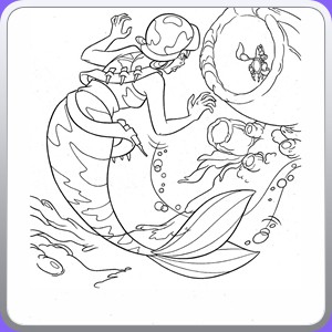 coloring sirenetta_086