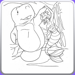 coloring sirenetta_096