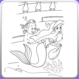 coloring sirenetta_098