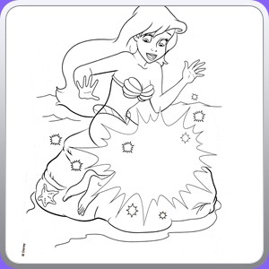coloring sirenetta_140